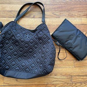 Tory Burch Marion Quilted Slouchy Diaper Bag
